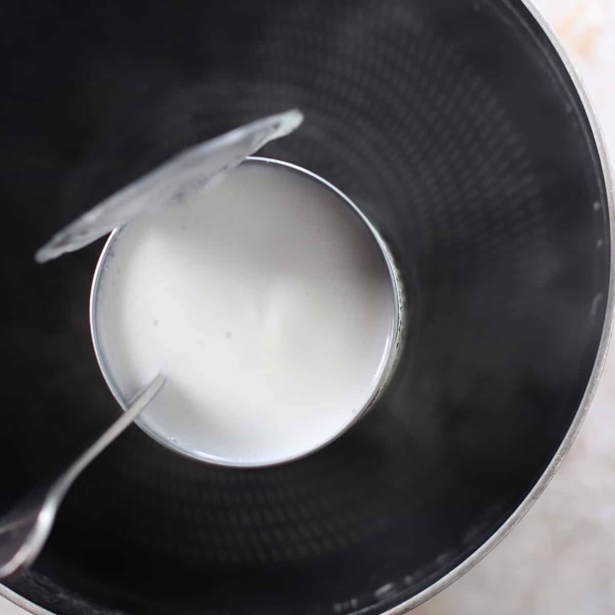 warming coconut milk