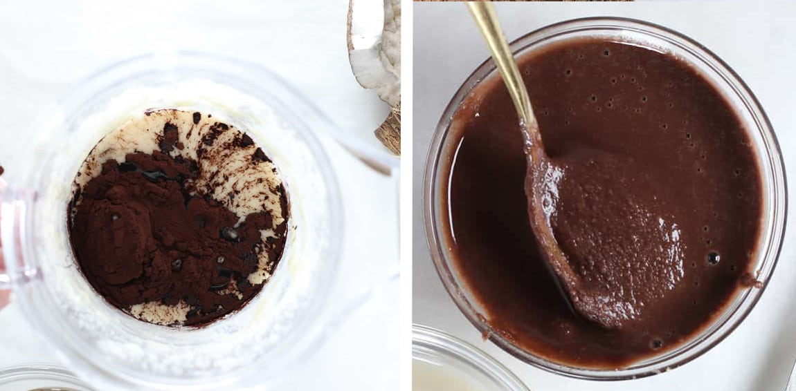 steps to make chocolate coconut butter