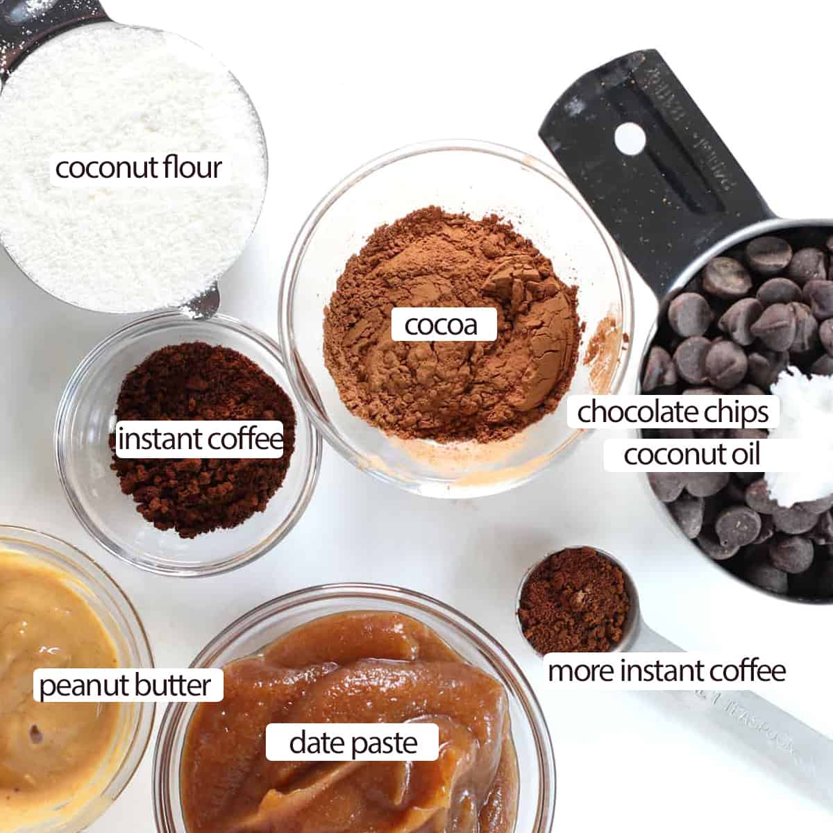 ingredients used for coffee chocolates