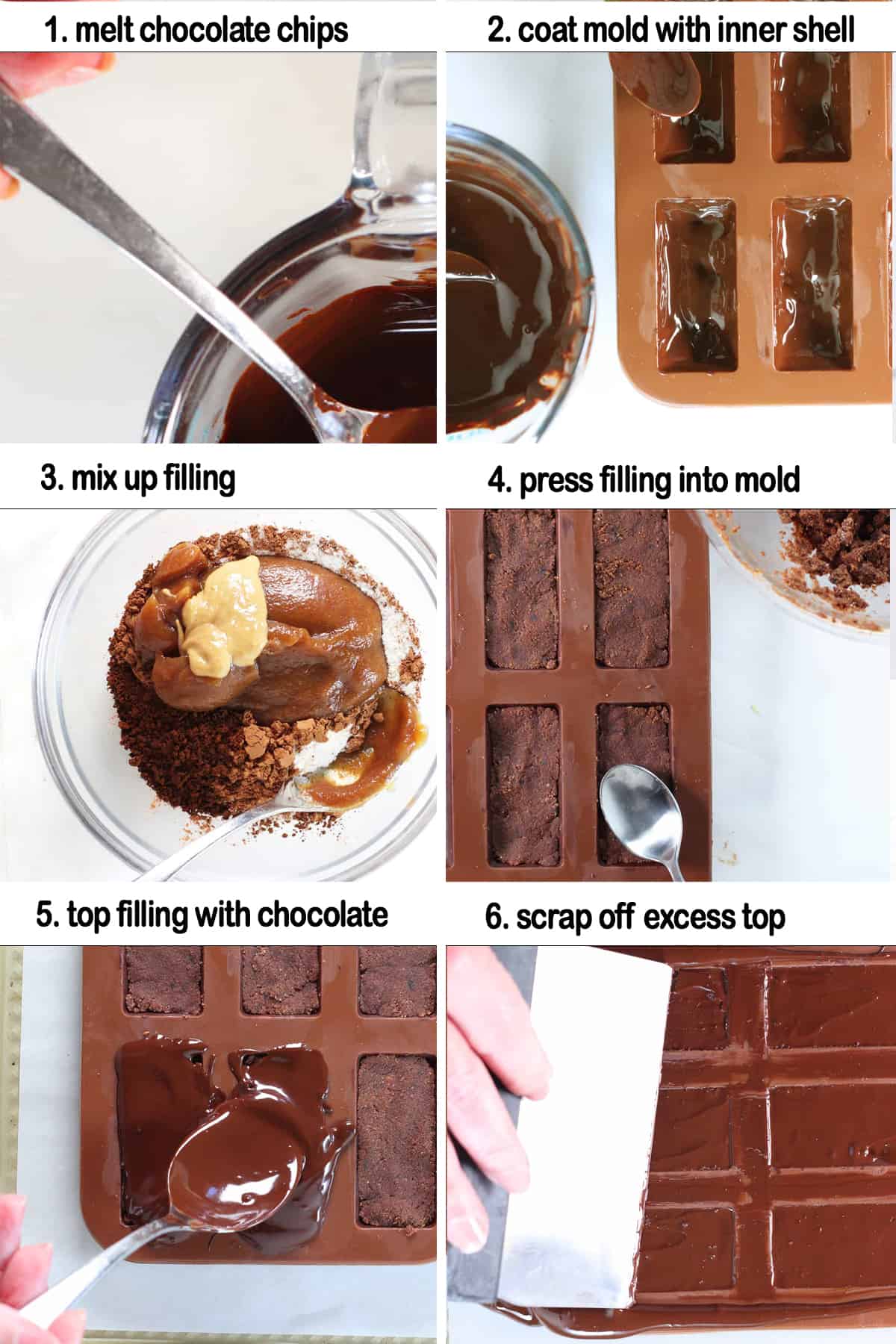 steps to make coffee chocolate