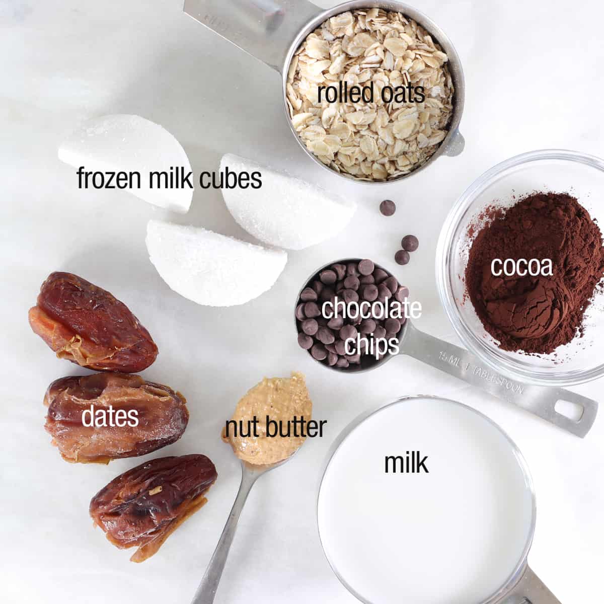 chocolate smoothie ingredients