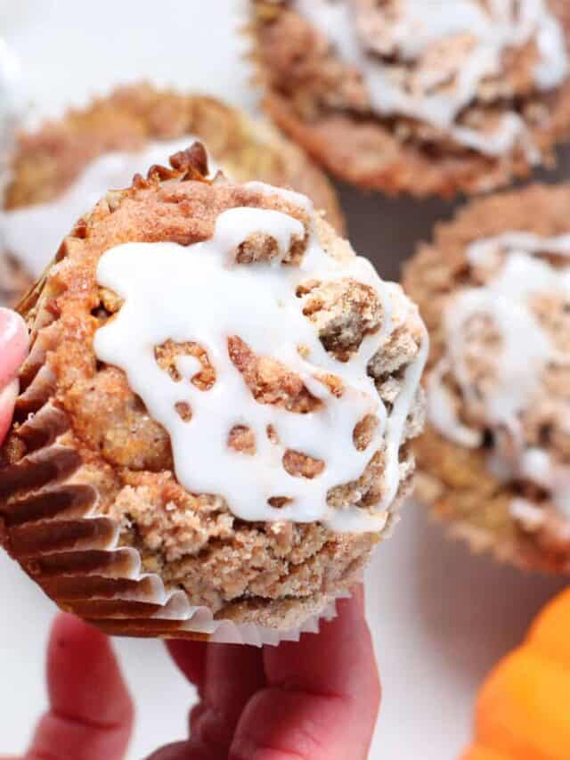 Pumpkin Muffins with Brown Sugar