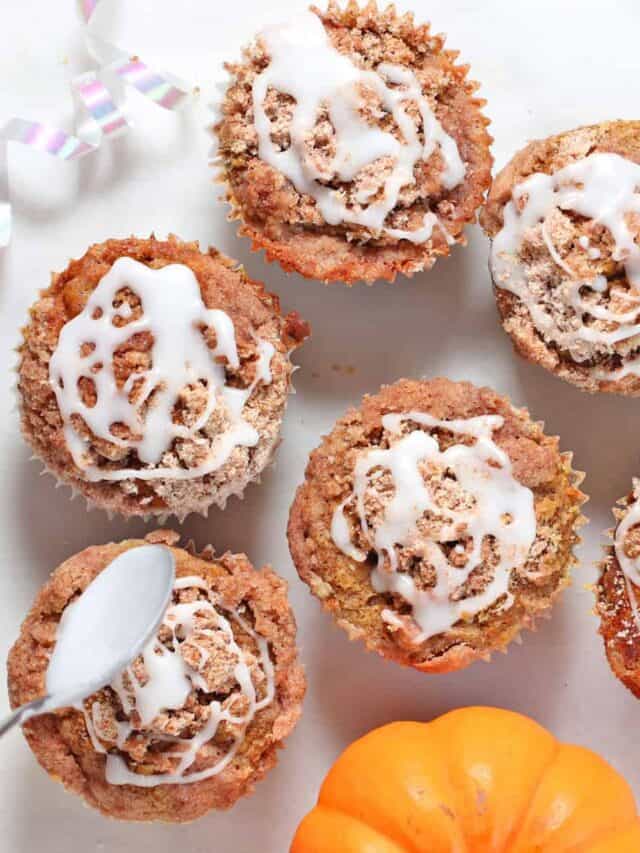 Pumpkin Muffins with Streusel Topping