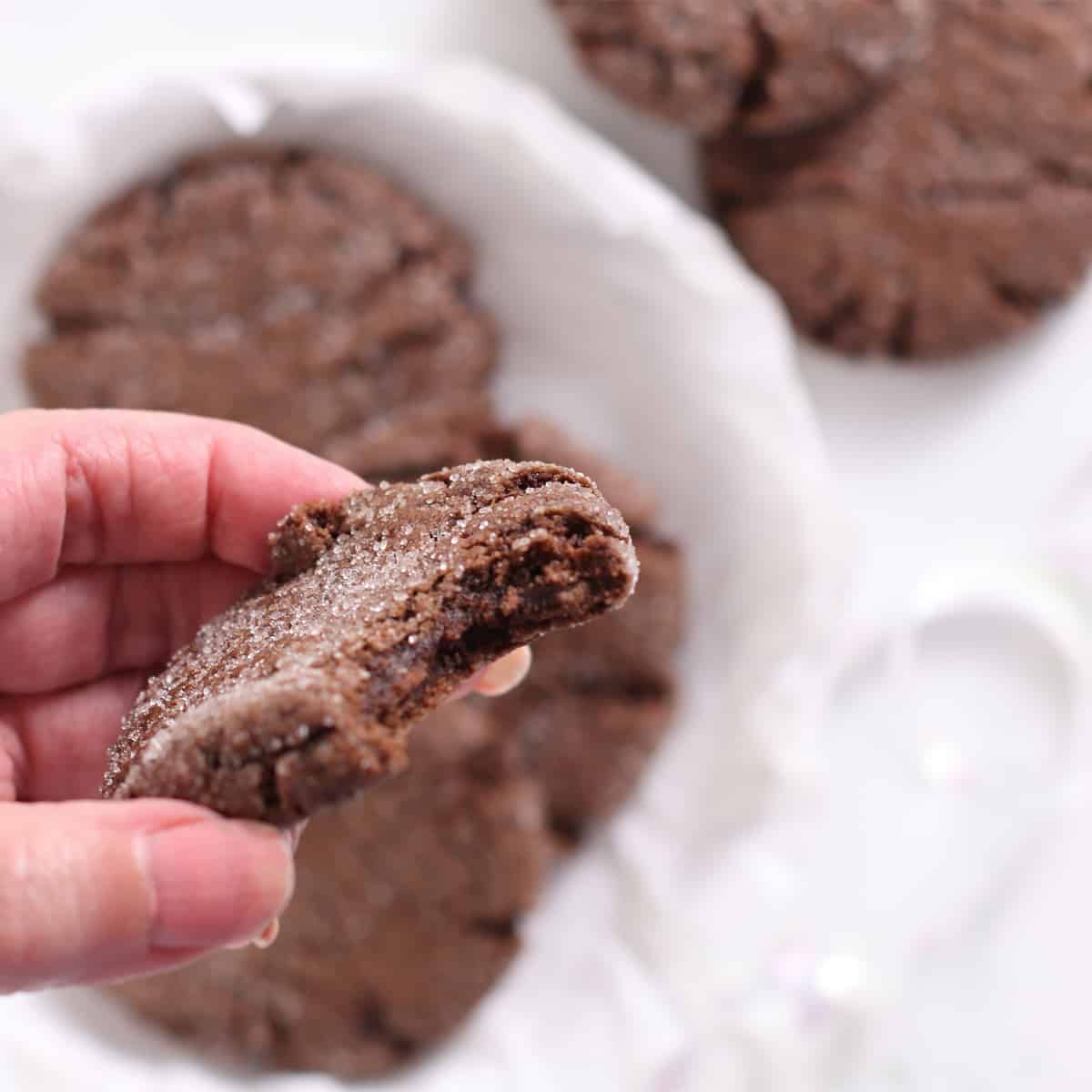 chocolate sugar cookies