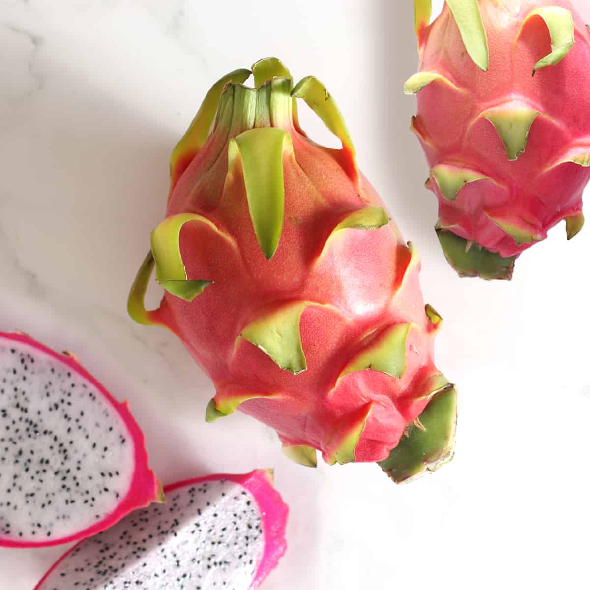 Red Dragon Fruit White Flesh  Red Pitahaya Box - Tropical Fruit Box