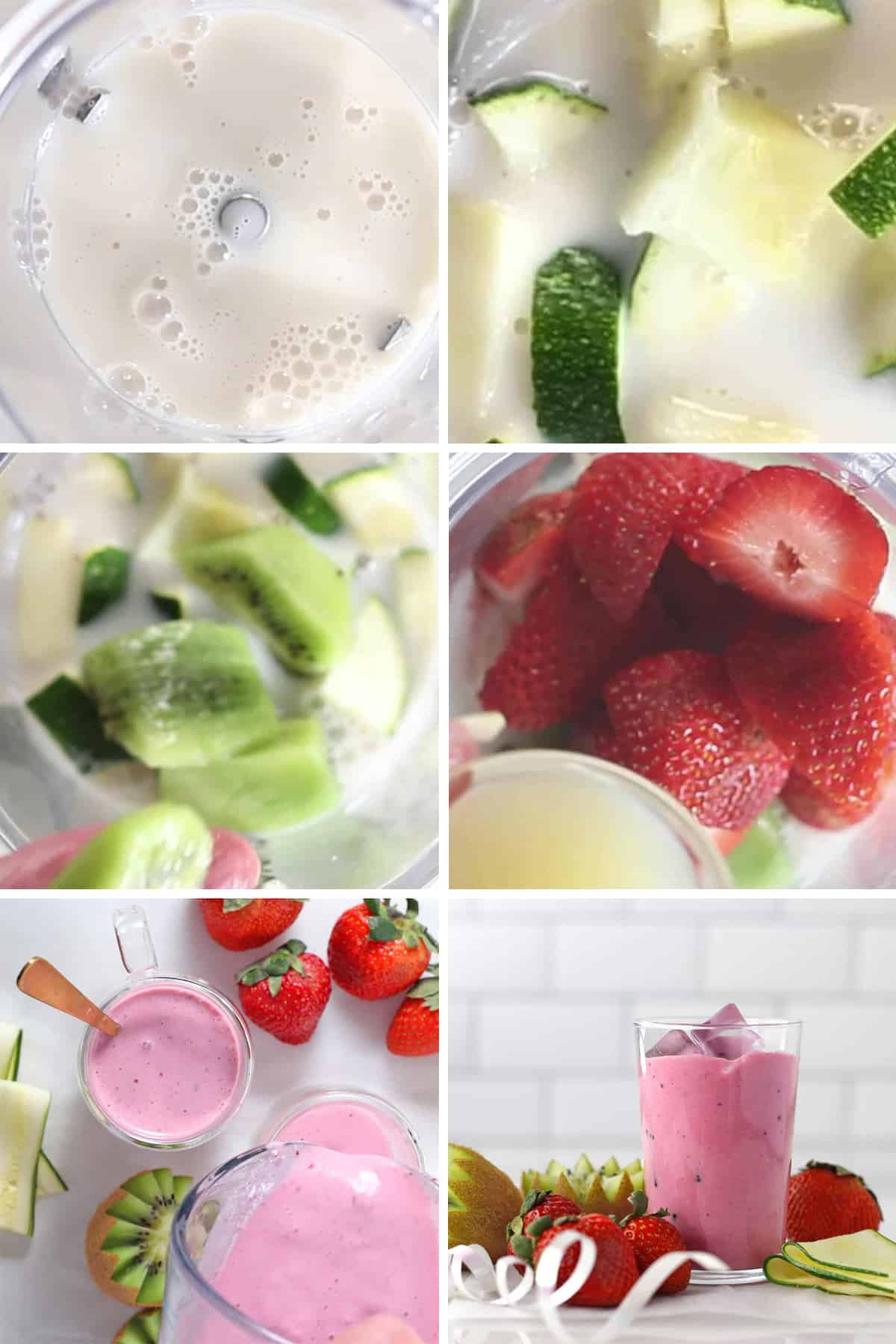 steps to make a healthy strawberry smoothie