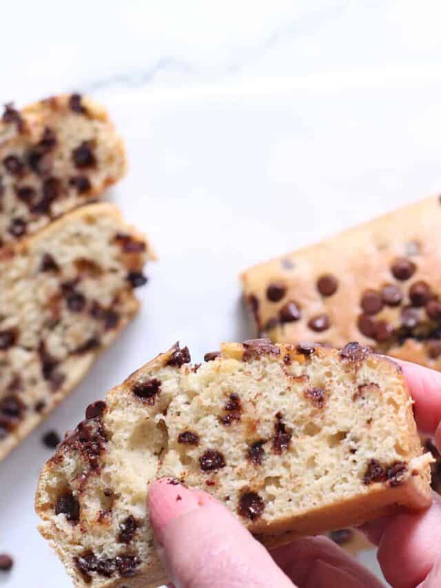 Healthy Chocolate Chip Loaf (dairy free)