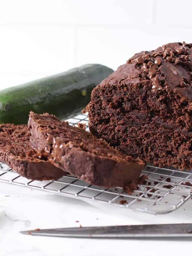 Healthy Zucchini Bread (chocolate)