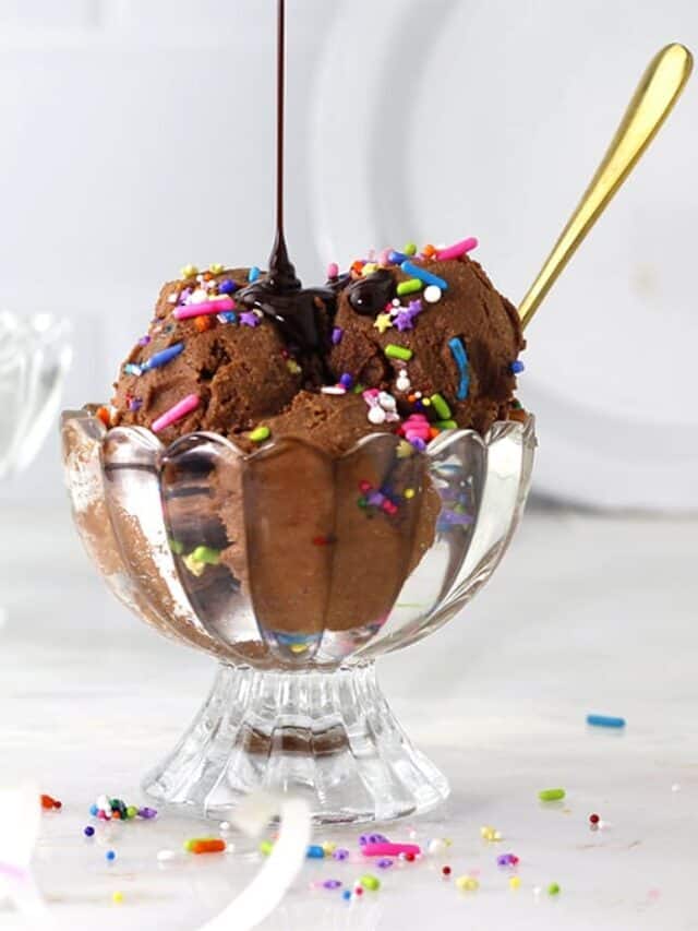 Edible Brownie Batter (5 ingredients)