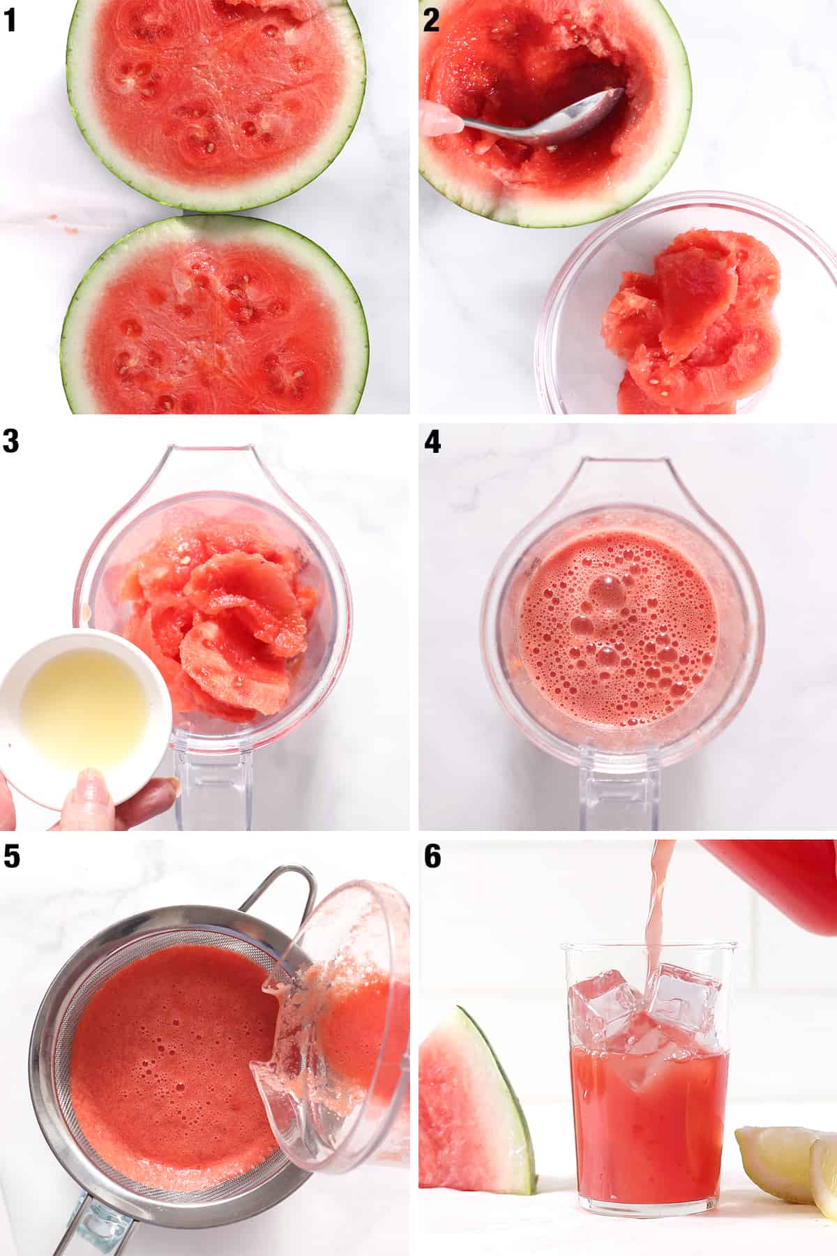steps to make watermelon juice