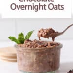 a spoonful of overnight oats