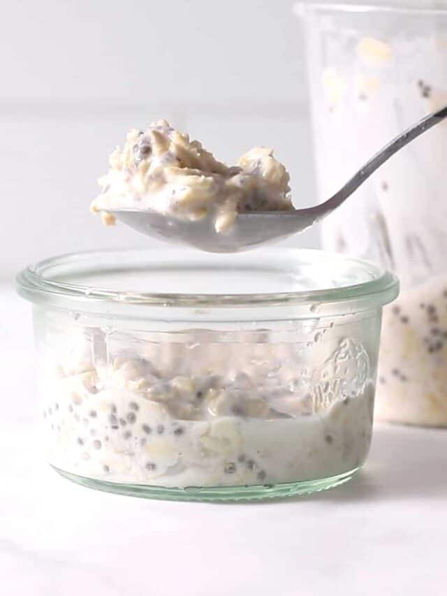 Easy Basic Overnight Oats (6 ingredients)