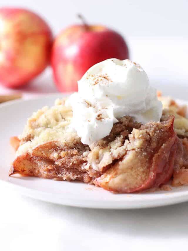 Healthy Apple Crisp (low calorie)