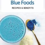 a list of blue foods.