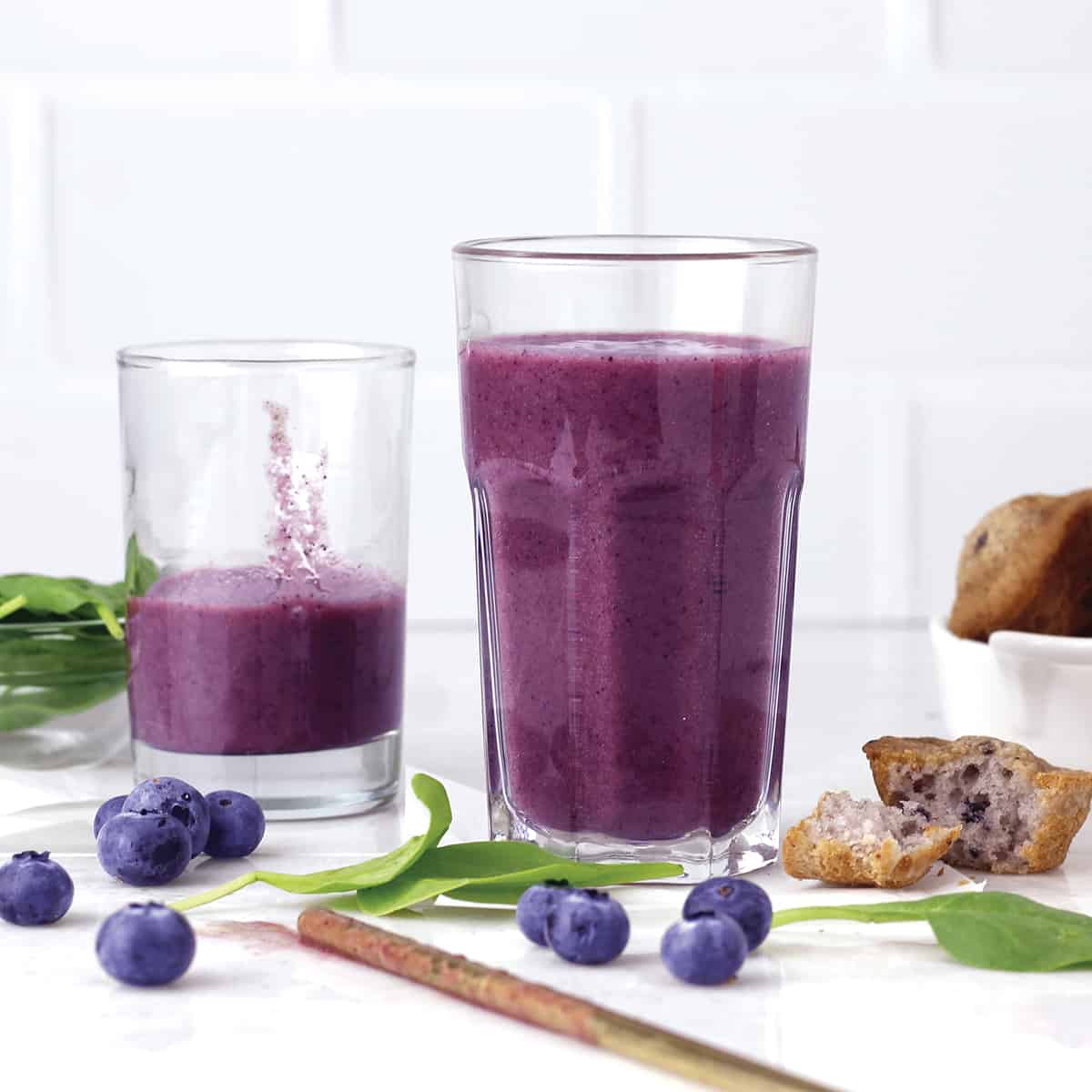 blueberry blackberry smoothie for foods that are purple.