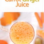carrot ginger juice.