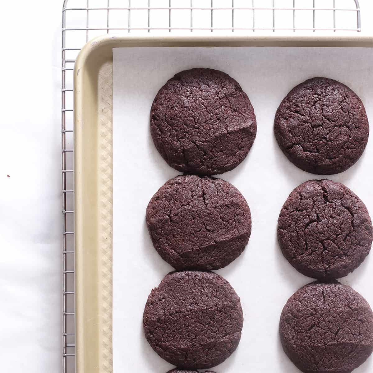biscotti brownie cosmici al forno.