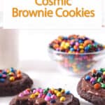 cosmic brownie cookies pin.