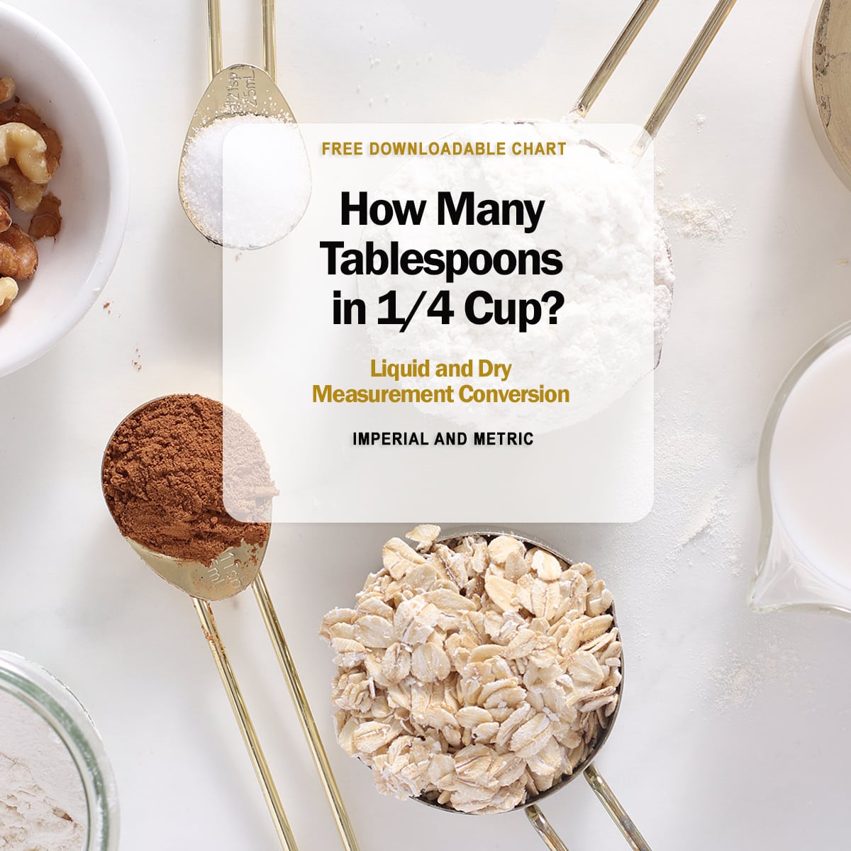 What Is Half Of 1/3, 2/3, 1/4, 3/4 Cup In Teaspoons & Tbsp