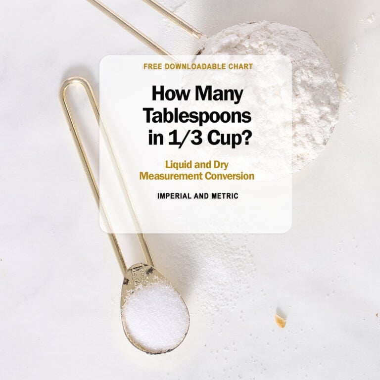 How Many Tablespoons In 1 3 Cup Green Smoothie Gourmet   Tablespoon In One Third Cup Hero1 768x768 