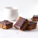 chocolate chip peanut butter bars.