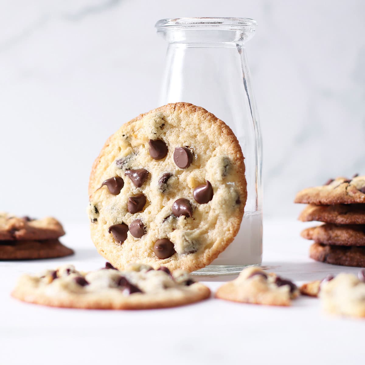 tates thin and crispy chocolate chip cookies only dairy free and vegan and healthier without eggs.