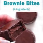 no bake chocolate bites sliced.