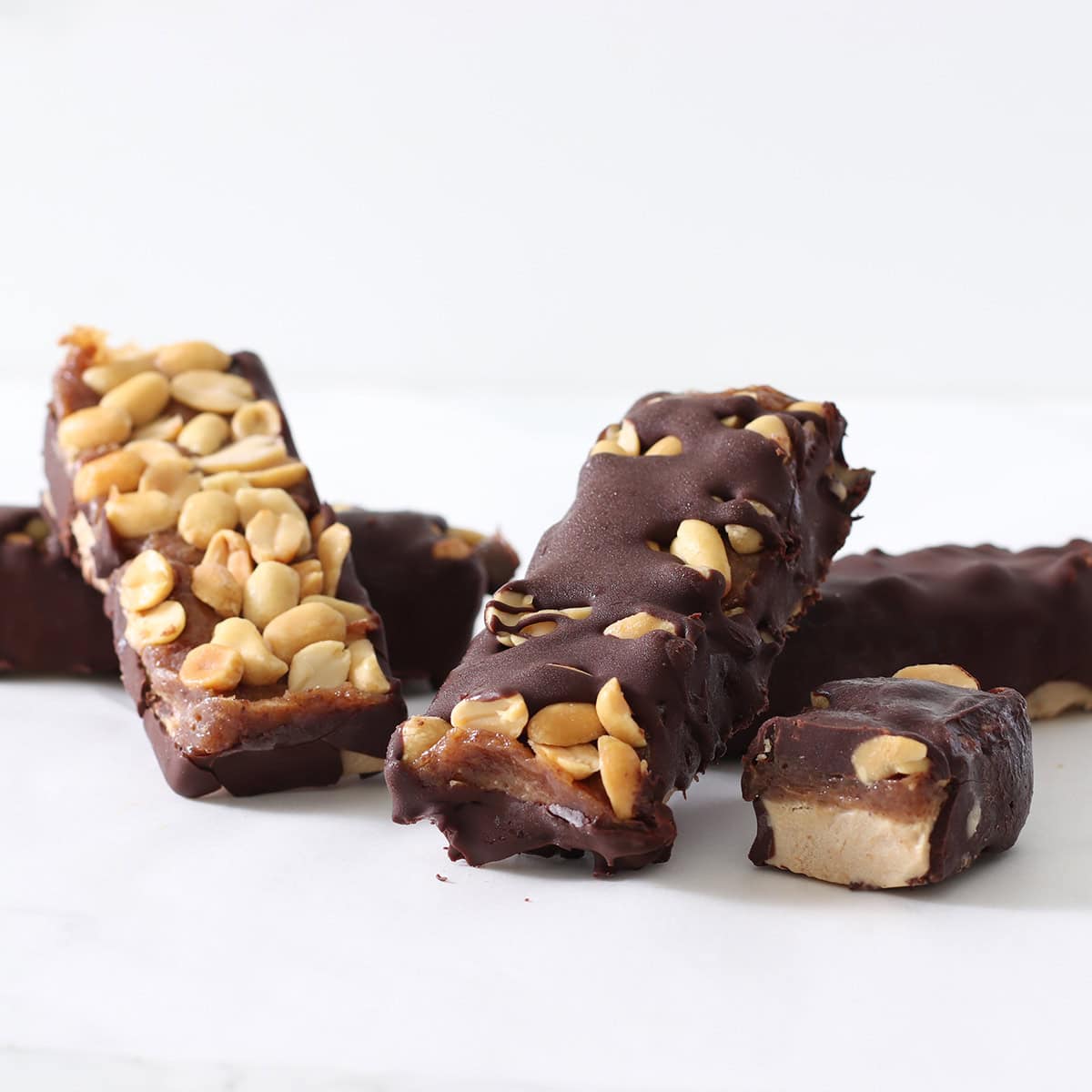 peanut butter ice cream bar angled.