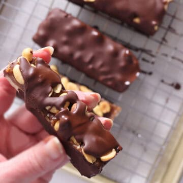 peanut butter ice cream bars.