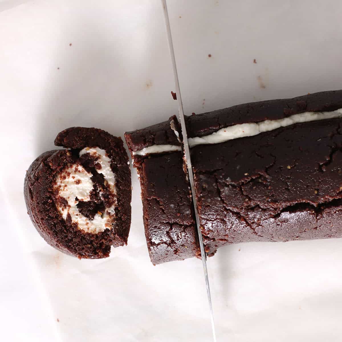 no bake chocolate cream rolls.