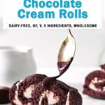 no bake chocolate cream rolls.