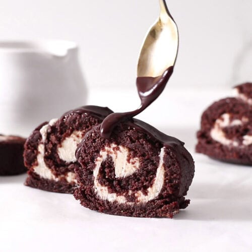 no bake chocolate cream rolls.