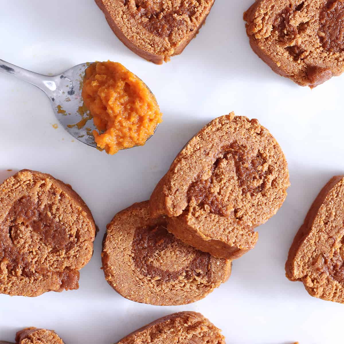 no bake pumpkin spice rolls.