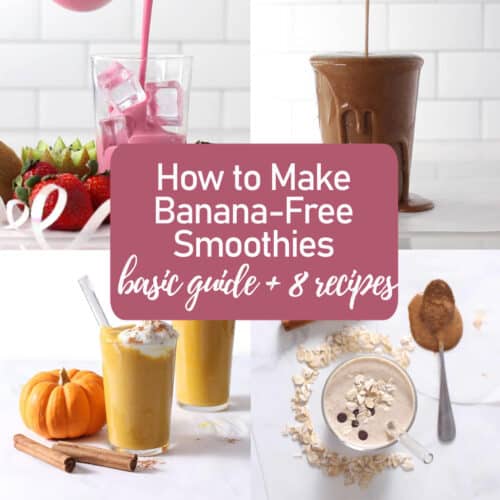 how to make banana free smoothies.