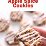 no bake apple spice cookies.