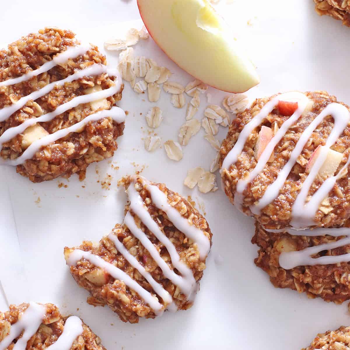 no bake apple spice cookies.