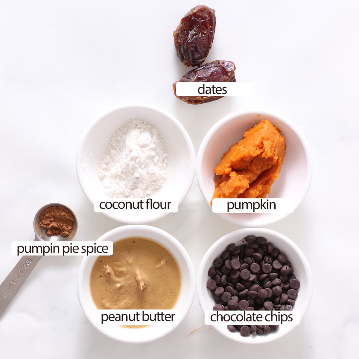 pumpkin peanut butter cup ingredients.