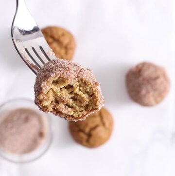 cinnamon sugar pancake puffs.