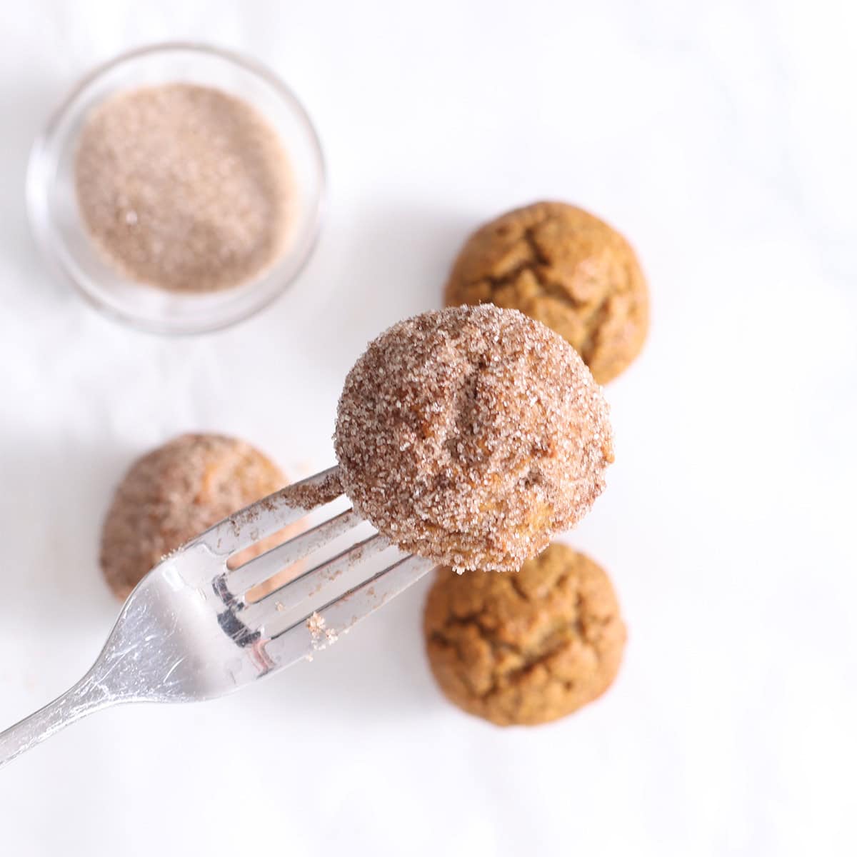 cinnamon sugar pancake puffs.