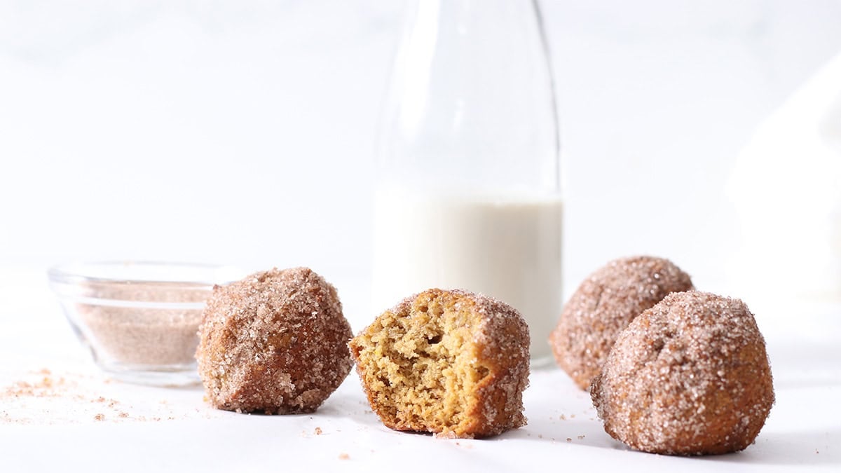 cinnamon sugar pancake puffs.