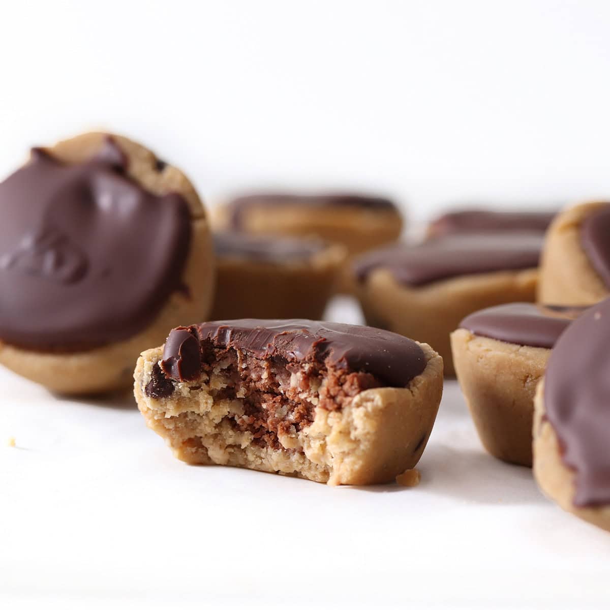 brownie stuffed cookie dough cups.