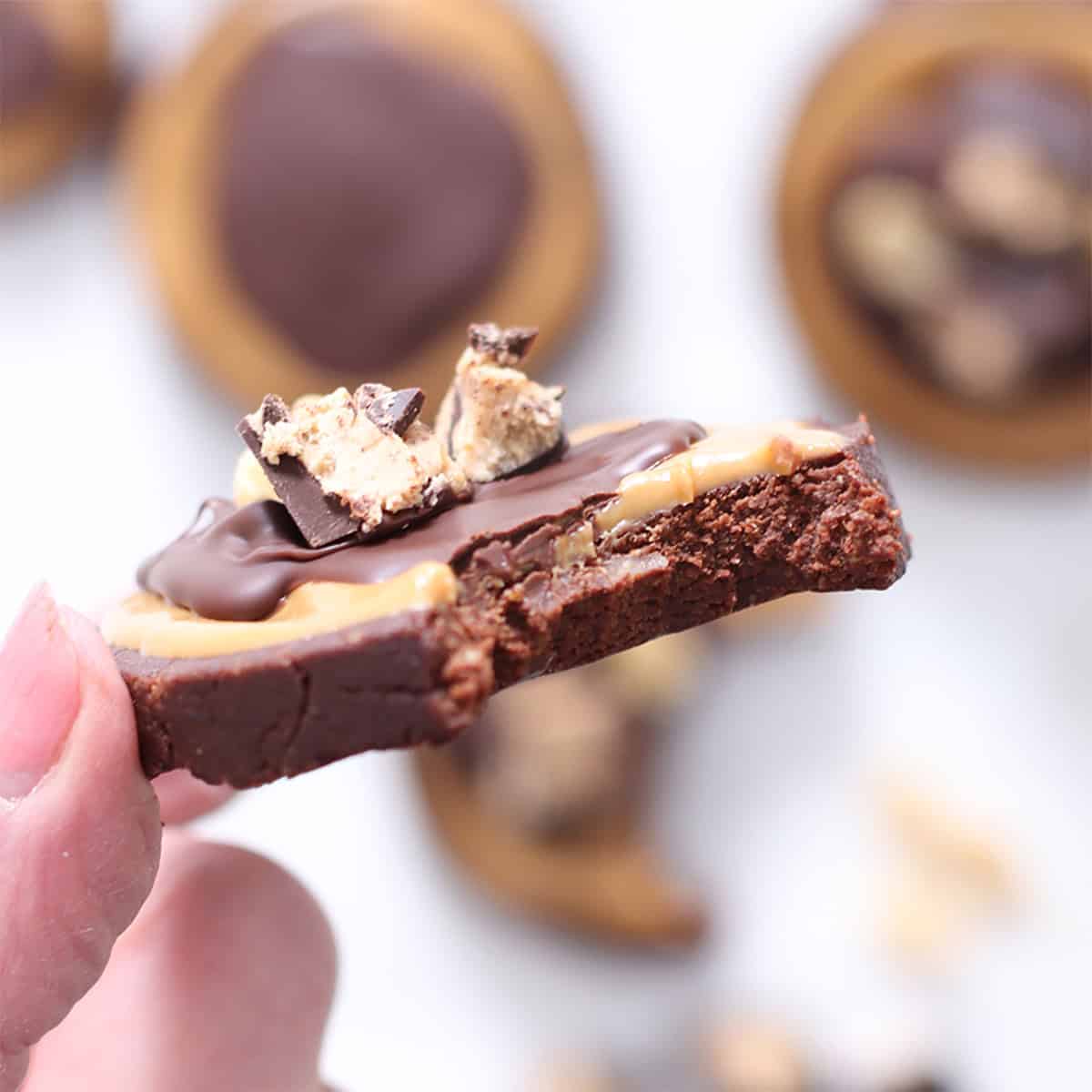 peanut butter buckeye cookies.