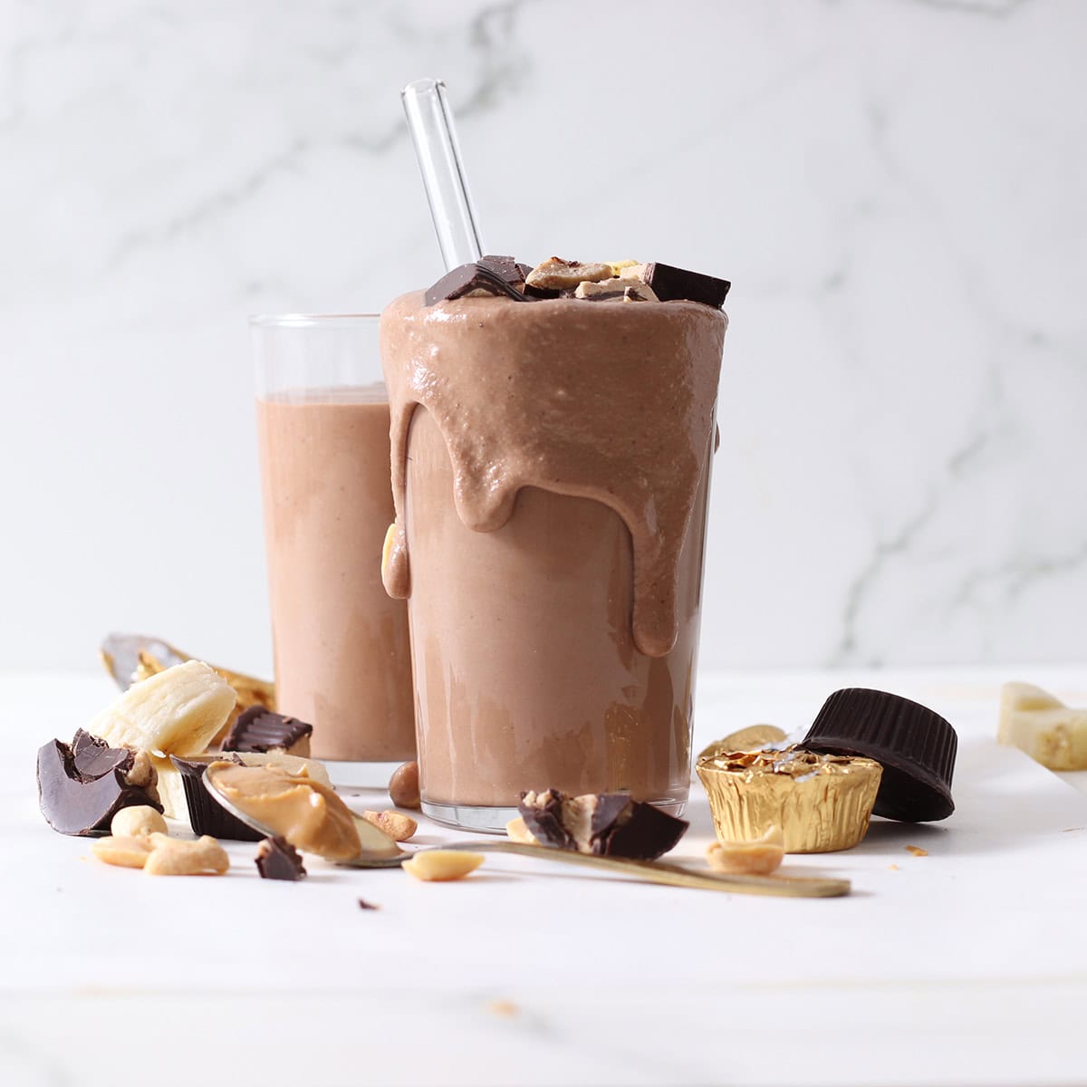 peanut butter cup smoothie.