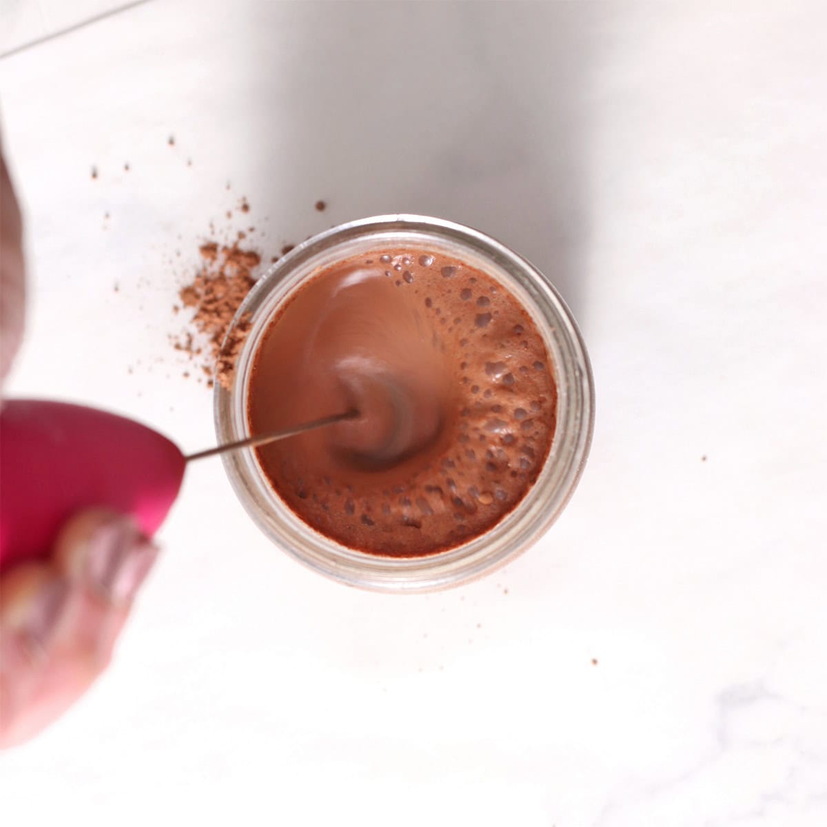 cacao powder hot chocolate.