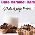 chocolate chip caramel date bars.