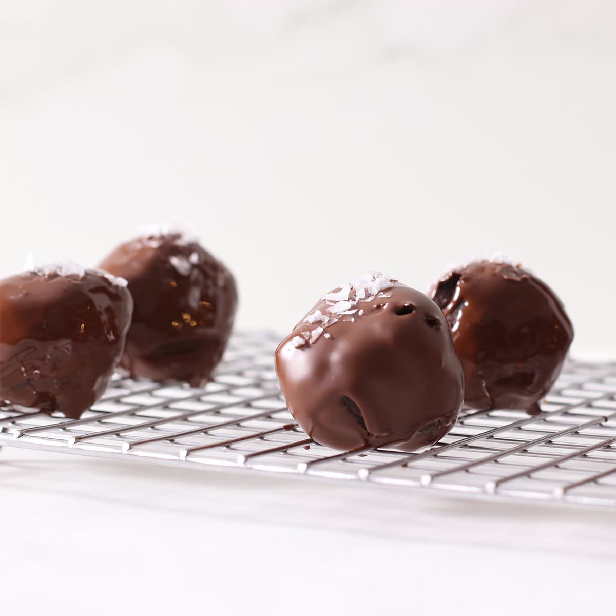 cocoa date balls coated.