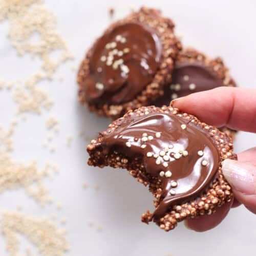 chocolate quinoa crisps.