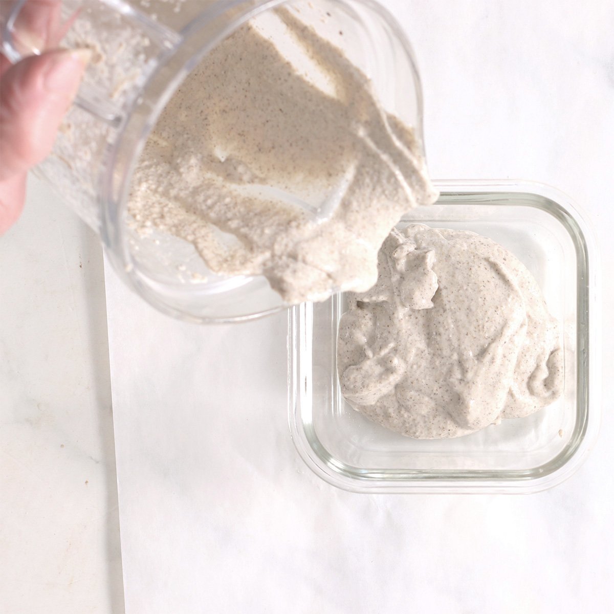 protein blended overnight oats.