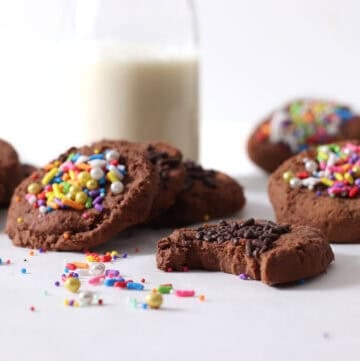chickpea protein cookies.