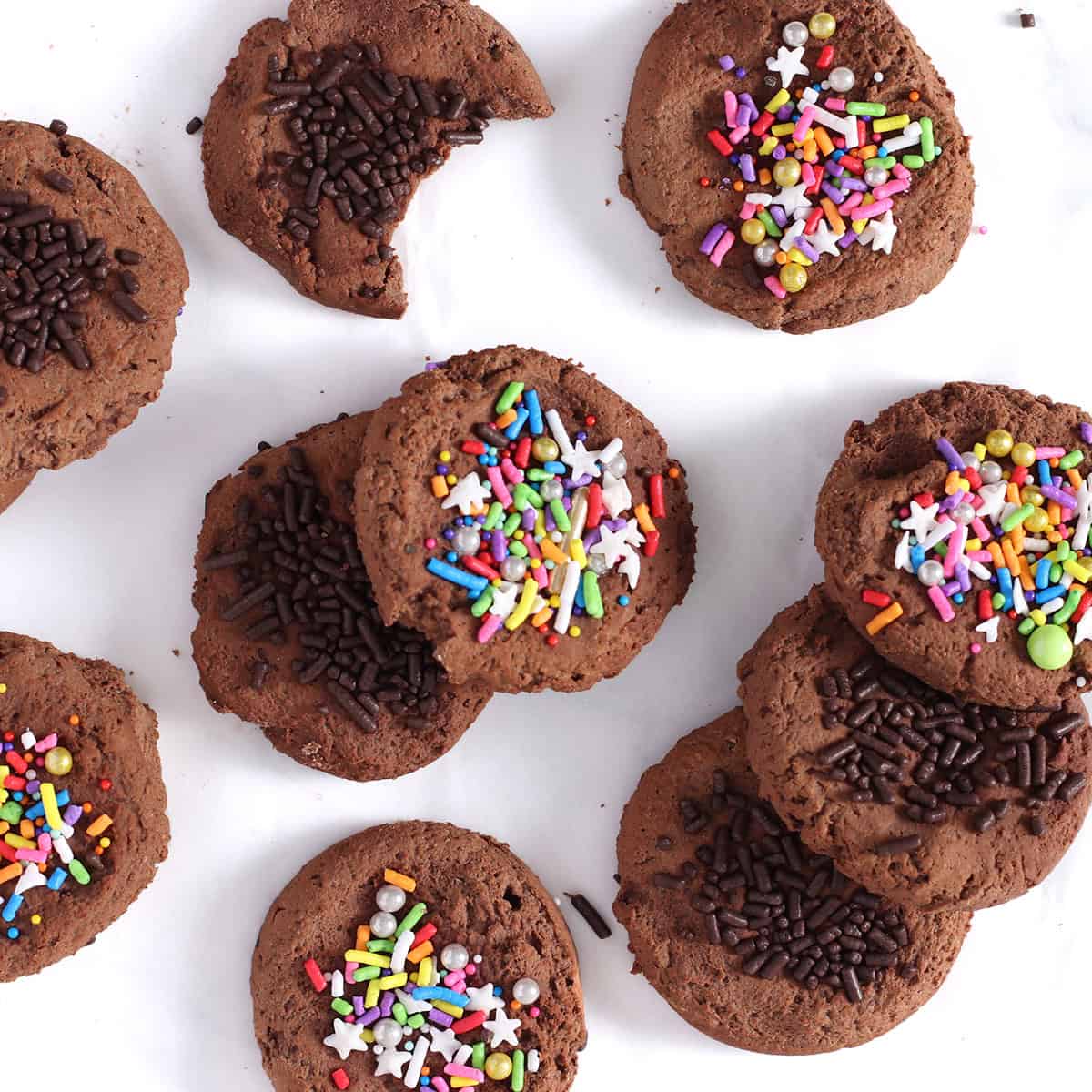 chickpea protein cookies.